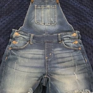 Girls overall shorts